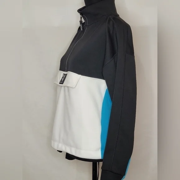 DKNY Sport Colorblock 1/2 Zip Pullover - Size S - Picture 5 of 13